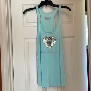 Victoria’s Secret I do collection tank. Blue large